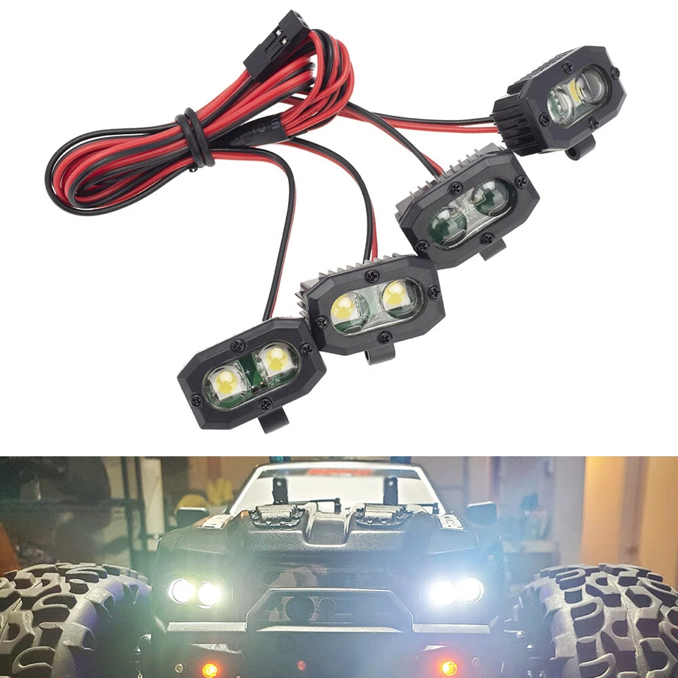 1/10 RC LED Light for Traxxas TRX4 TRX6 Axial SCX10 II Wraith Redcat GEN8 90046 - Image 3 of 4