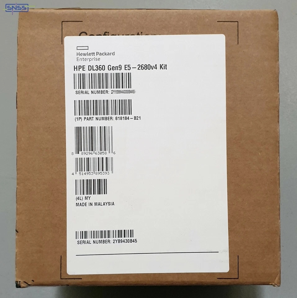 HPE DL360 G9 INTEL XEON E5 2680 V4 14 CORE 2.4GHz CPU KIT 818184-B21 EX VAT £412 - Image 2 of 2