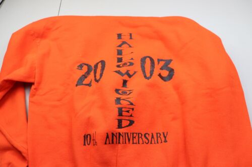 Rare ICP Insane Clown Posse Hooded Sweatshirt 2003 10th Anniversary XL Orange - Bild 4 von 5