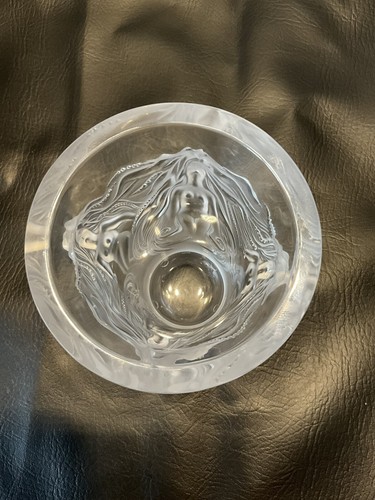 Lalique Fantasia Vase Clear Crystal Naiades Nymph Mermaid 1262600 - Picture 10 of 24