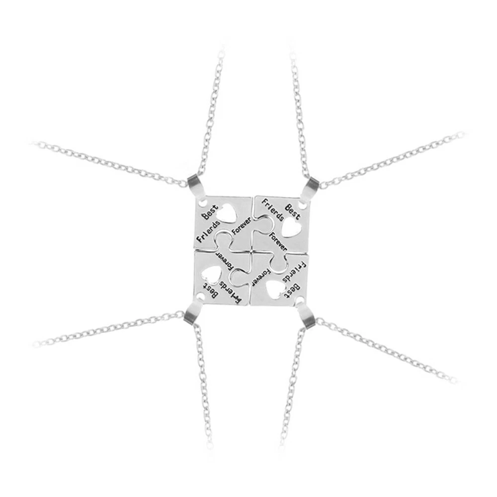 Best friends forever hotsell necklace 4 piece