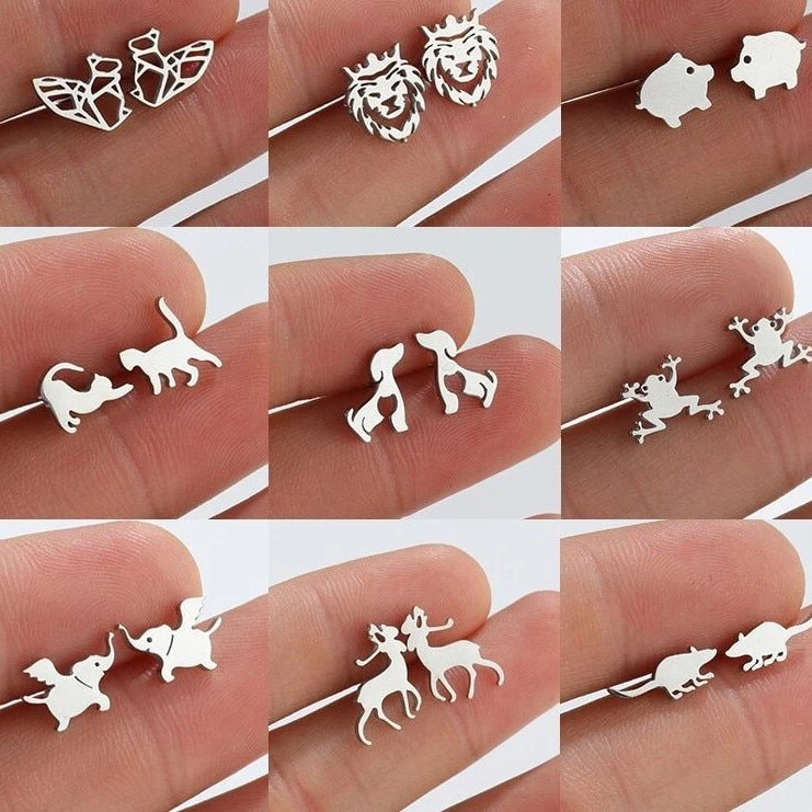 Animal stud best sale earrings