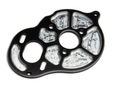 Associated 91546 Milled Motor Plate black RC10B5 b5m
