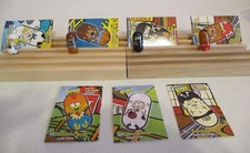Mighty Beanz-7 Cards-4 Beanz-See Pictures-As Shown