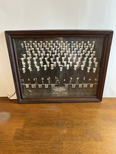 Vintage Jan 11 1945 WW2 U.S. Naval Training Center Co 405 Corp Photograph Framed