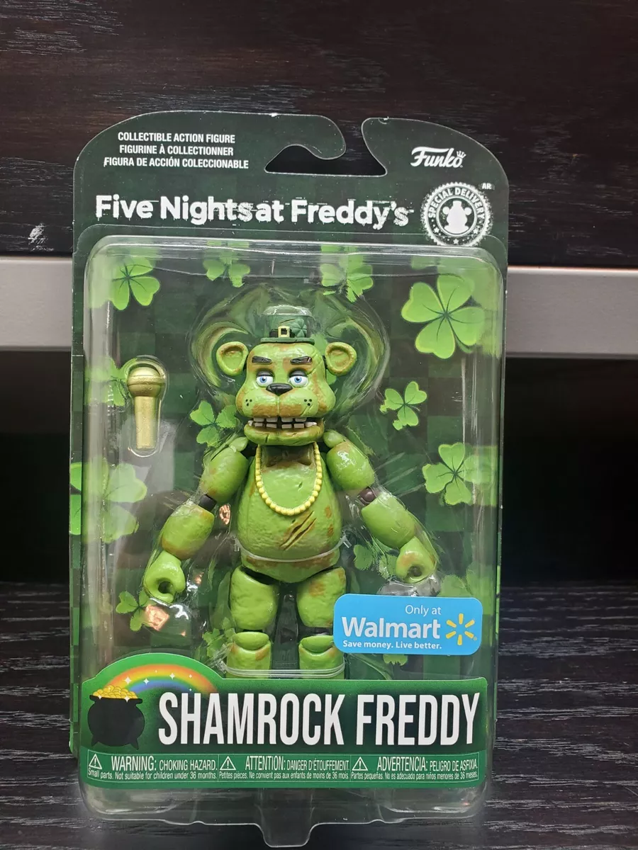 Action Figure: Five Nights at Freddy's - Shamrock Freddy (Walmart  Exclusive) 