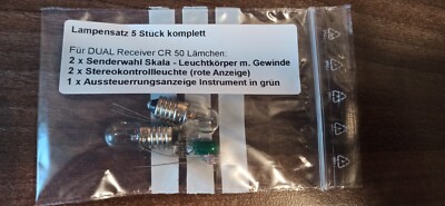 Lampensatz 5 Stück für DUAL Tuner CT 18