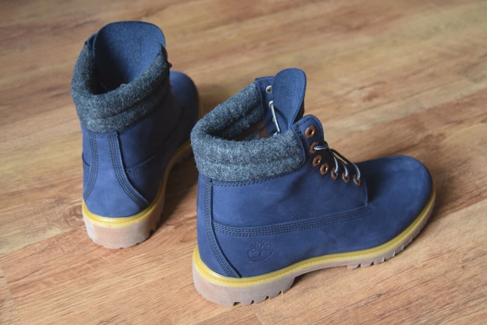 Stivali Timberland 6 pollici 42 43,5 45 45,5 doppio colletto stivali A1ZKJ - Immagine 3 di 4