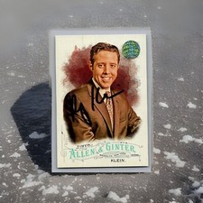 2016 Allen Ginter #34 Rick Klein Political Analyst Signed Autograph Auto 