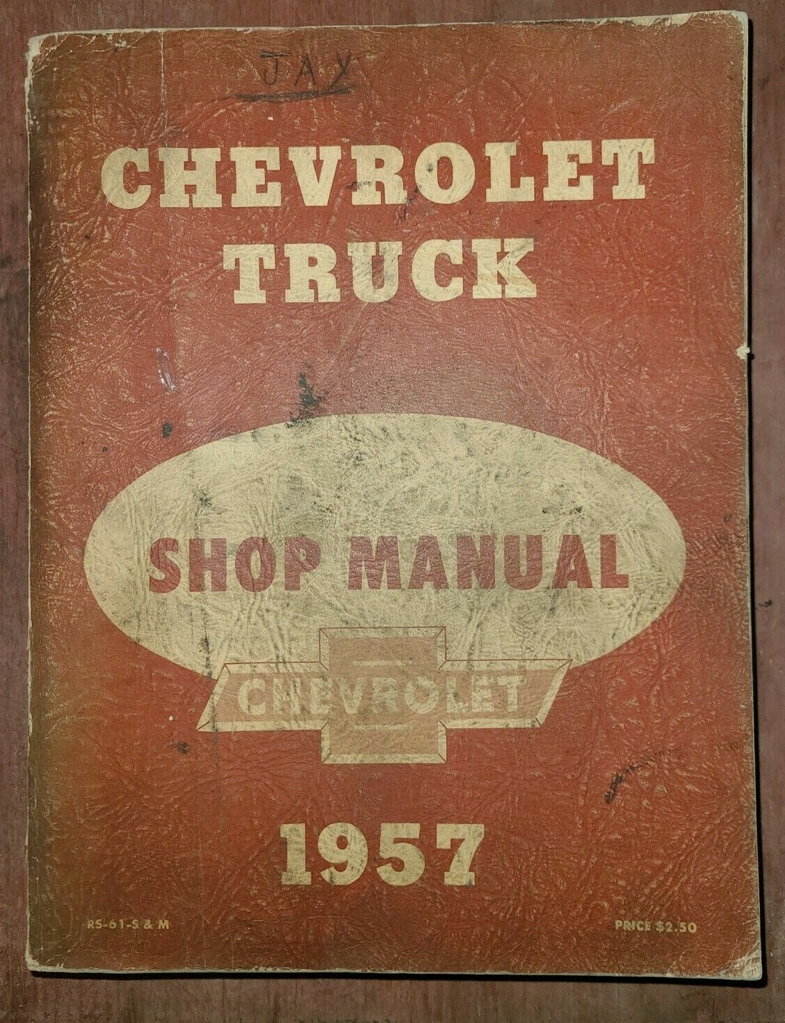1957 Chevrolet Truck Shop Service Manual Original 