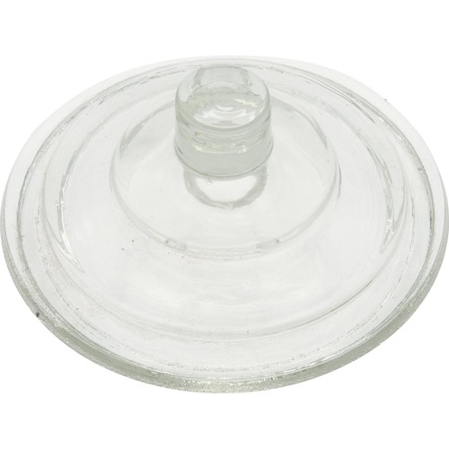 Watchmakers Alcohol & Benzene Glass Cup Jewelers Jar w/ Lid 3" - Picture 4 of 6