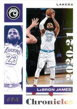 LeBron James 2020-21 Panini Chronicles Basketball Chronicles Base Card#46 Lakers