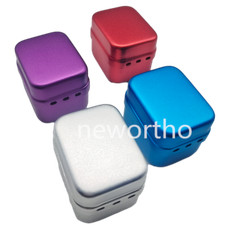 30 Holes Dental FG Bur Endo File Holder Stand Autoclave Disinfection Case Box