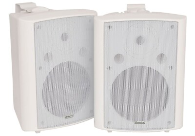 Adastra 100.910UK Bc8w 8 Zoll Stereo-Lautsprecher weißes Paar