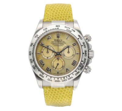 Rolex Daytona Yellow Beach 40MM White Gold 116519 Box/Papers *Beach Collection*