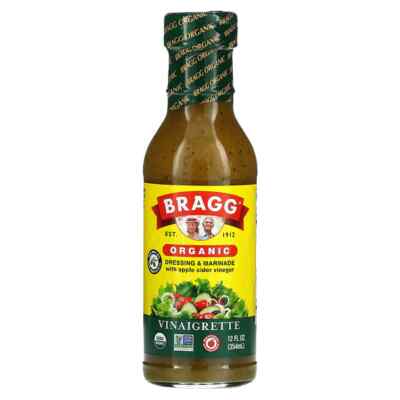 Bragg, Bio Dressing & Marinade mit Apfelessig, Vinaigrette, 12 fl 