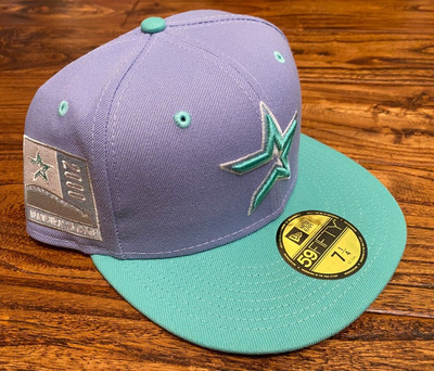 Houston Astros New Era 59FIFTY Hat Purple 2000 Inaugural Season Fitted 7 1/4''