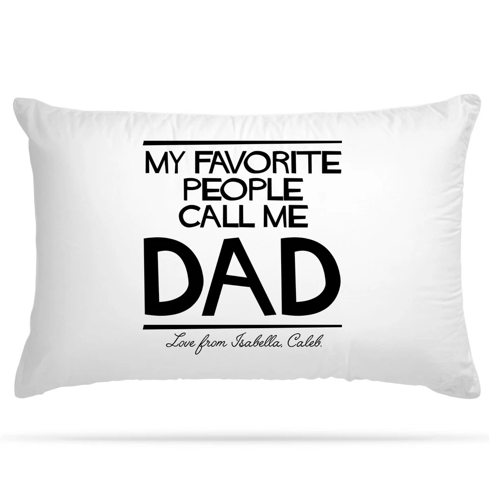 Funda de Cojín PERSONALIZADA Funda de Almohada Mejor Papá Nunca Super Papá Cumpleaños Novedad Foto 2 de 4