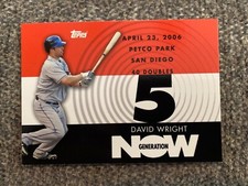 2007 Topps Generation Now Insert #GN151 Mets David Wright Baseball Card