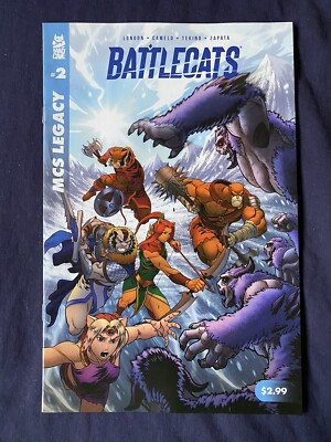 MAD CAVE STUDIOS LEGACY: BATTLECATS #2 BAGGED & BOARDED