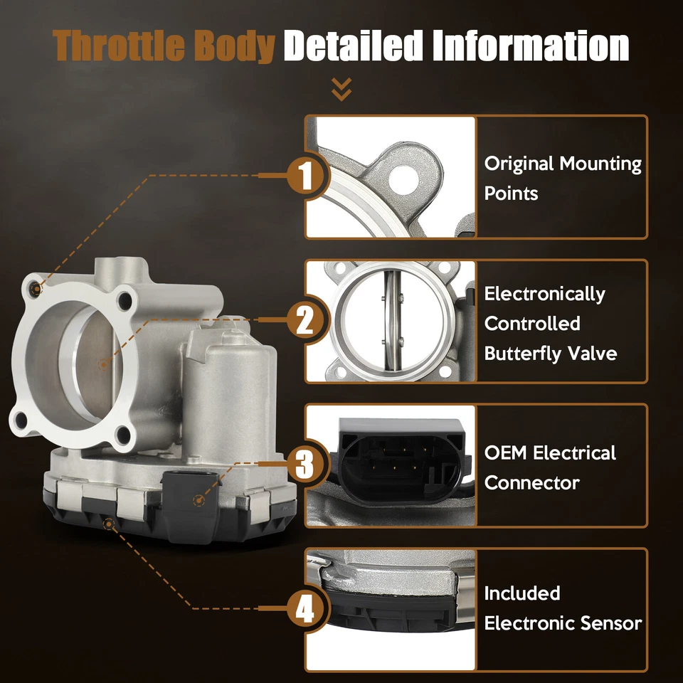 Carrocería del acelerador para Dodge Sprinter 2500 3,0 L 2007-2008 2009 nueva Foto 2 de 4