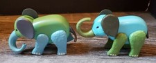 Vintage Fisher Price Elephant Figures Articulated Made in Hong Kong