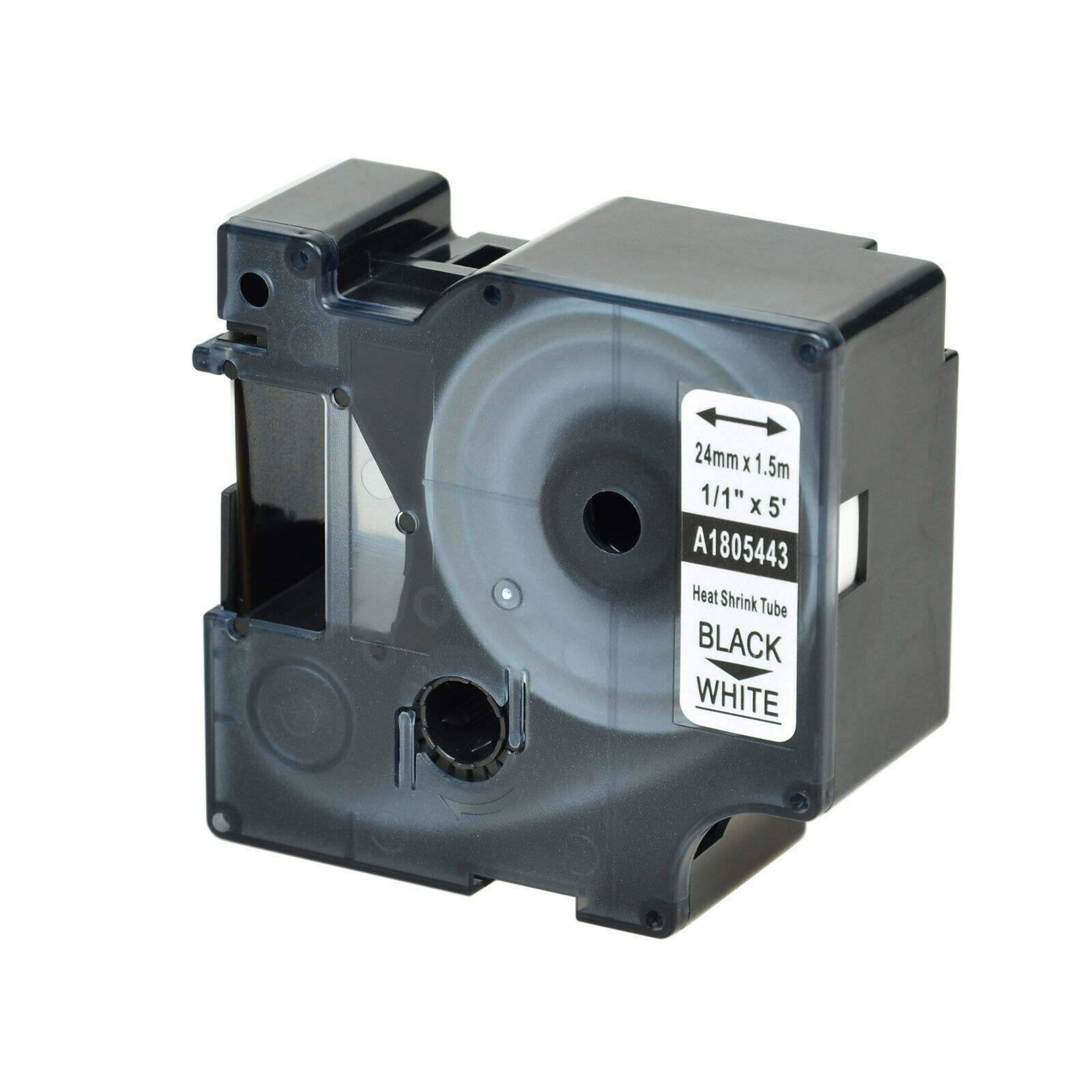 Heat Shrink Tube Wire Cable Label Tape White / Yellow for DYMO Rhino