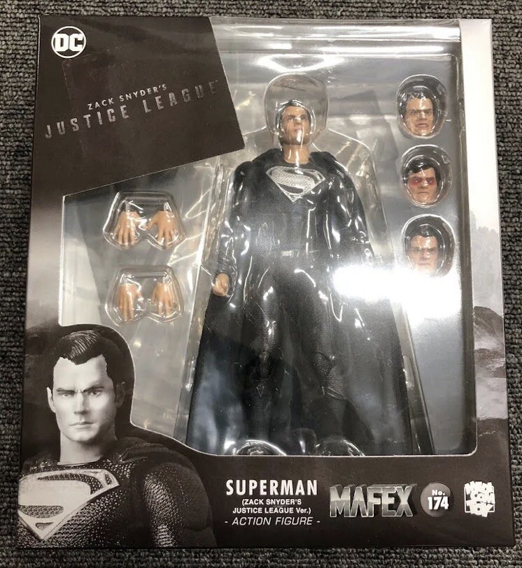 Mafex No. 174 Superman Black Suit Zack Synders Justice Mafex No. 174 Superman Black Suit Zack Synders Justice