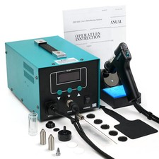 Rework Desoldering Station ℃/℉ Temp Mode 90W Soldering Iron Suction Tin Gun Tool