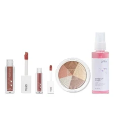 Ofra 4pc Highlighter Liquid Lipstick Setting Spray Set