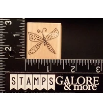 Penny Black Rubber Stamps 3632C DOTTED WING BUTTERFLY GARDEN #BIN8