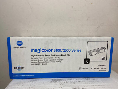 1710587 Genuine Konica Minolta 1710587-004 Black Magicolor 2400/2500 Series ...