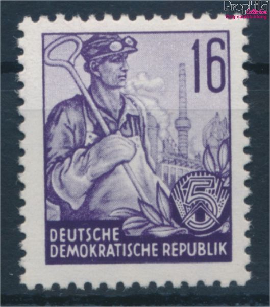 Prophila DDR Briefmarke 374 Postfrisch - Fünfjahresplan 1953, Sammlerstück ** MNH