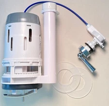 3-inch One-Piece Flush Valve with Cable Handle and 2 Extra Flush Seals