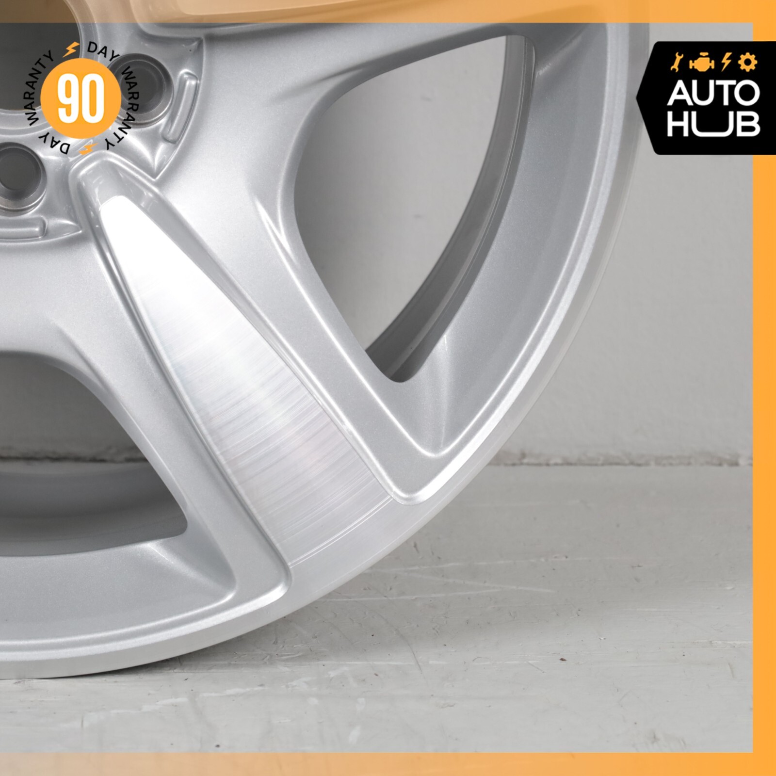 Bentley Continental GTC Flying Spur 9 x 19 19" Wheel Rim Silver 3W0601025AK OEM