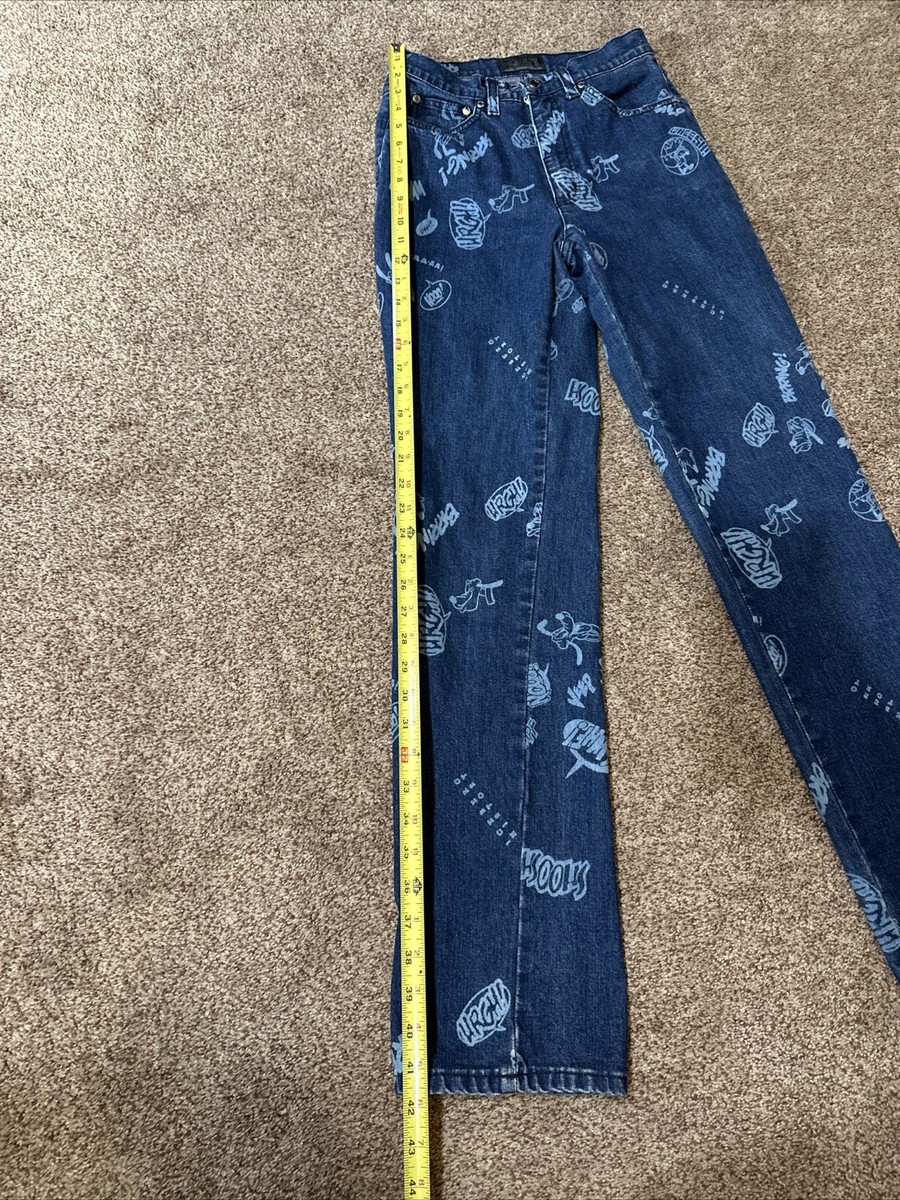 Iceberg History Disney Goofy 1990s Blue Jeans Pants Vintage MINT