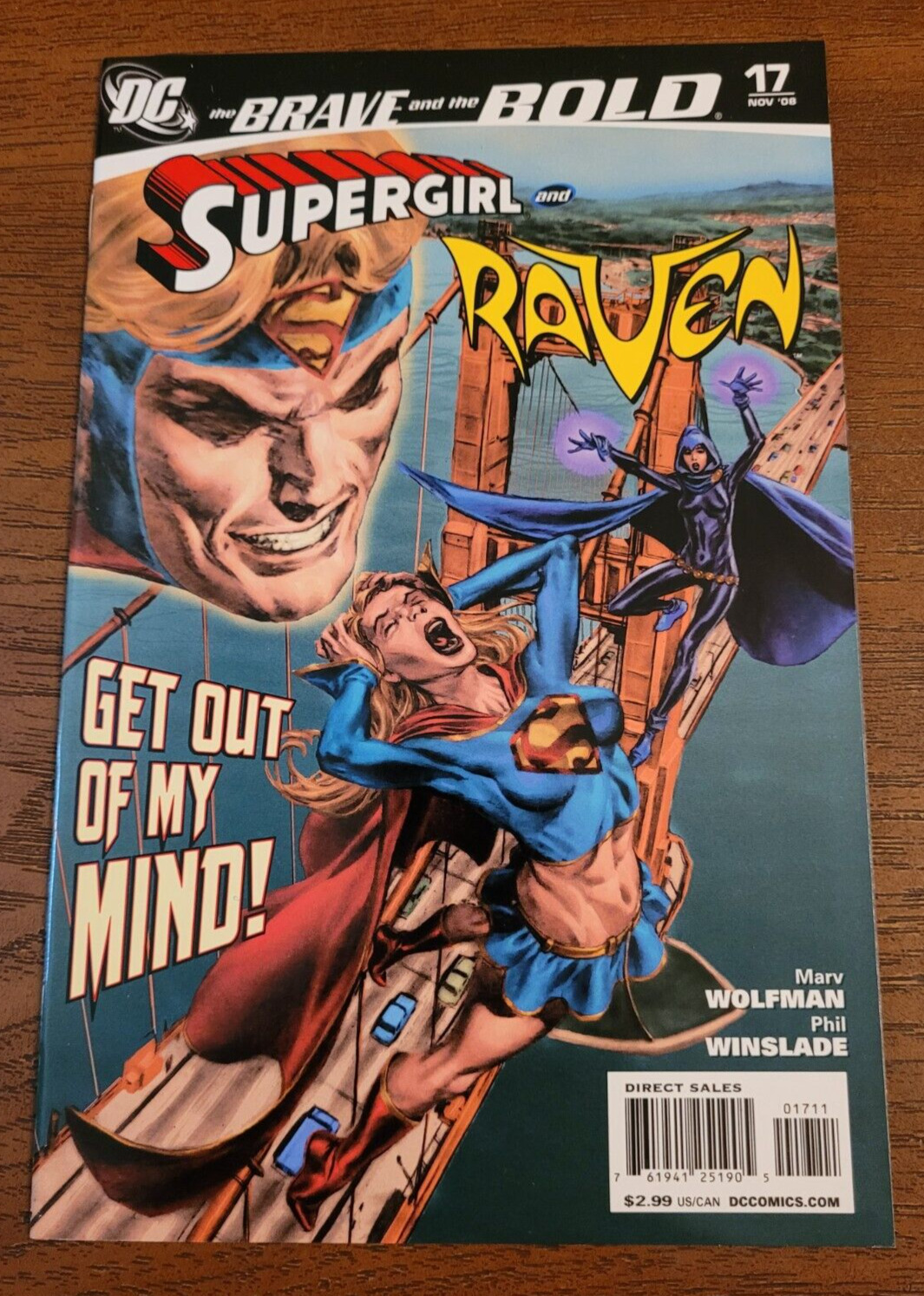 The Brave and The Bold #17 - Supergirl and Raven - Fathers Part 1 -November 2008