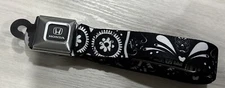 HONDA Black Sugar Skull Adjustable BELT Buckle Belt Licensed (24”-38”)