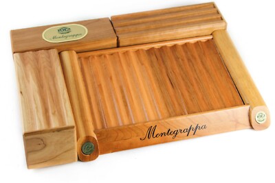 Montegrappa Two-Piece Wooden Display Pen Tray - 17 Slots