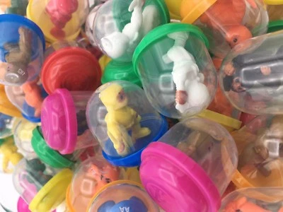 250 mini Ninja Action Figurines 1 inch 1" Bulk Vending Machine Capsules NINJAS