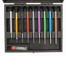 Horotec MSA01.020 Set of 9 Precision Watchmakers Screwdrivers, Aluminium Handle