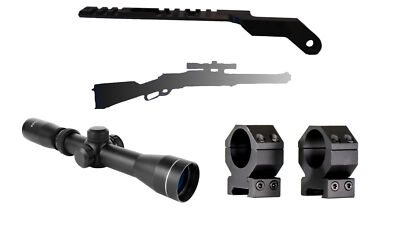 Winchester 94 No Drill Rail Bundle with AIM  Sports  2-7X32  Scout Scope and