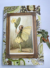 Fairy Flower Forest Junk Journal Decorated Chunky Writing Journal 9.25" X 6.26"