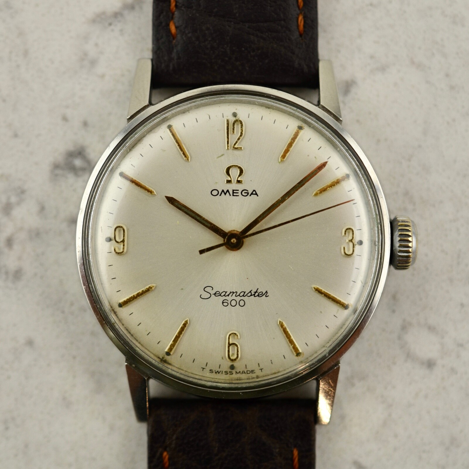 C.1966 Vintage Omega Seamaster 600 watch cal. Ω 601 ref. 135.011 in steel