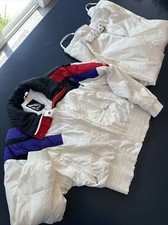 Serac Ski Jacket Women 80s Vtg Coat Suit Pants Color Block Small 10 Snowboard