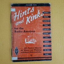 Vintage 1954 ARRL Hints & Kinks VOL5 for the radio Amateur Ham Book