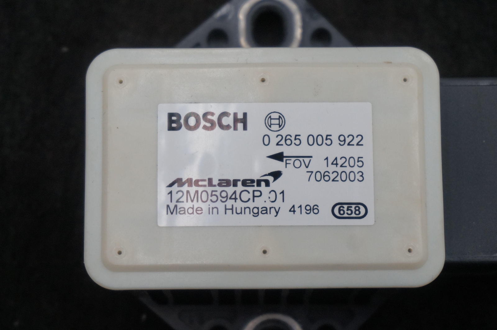 Yaw Rate Sensor Module Unit OEM 12M0594CP McLaren 650S 2015