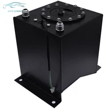 2.5 Gallon Drifting Fuel Cell Gas Tank+level Sender Coated Aluminum Racing