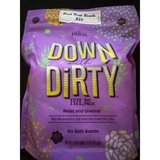 Perfectly Posh Down with Dirty Fizi Bath 6 pack Bath Bombs