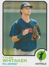 2022 Topps Heritage Minors Base #37 Tyler Whitaker FCL Astros